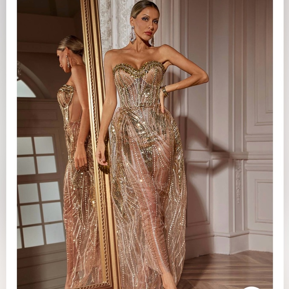 Gold Dress